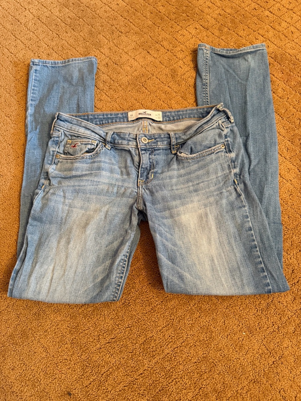 Hollister Low Rise Medium Wash Skinny Jeans Women’s Size 9R